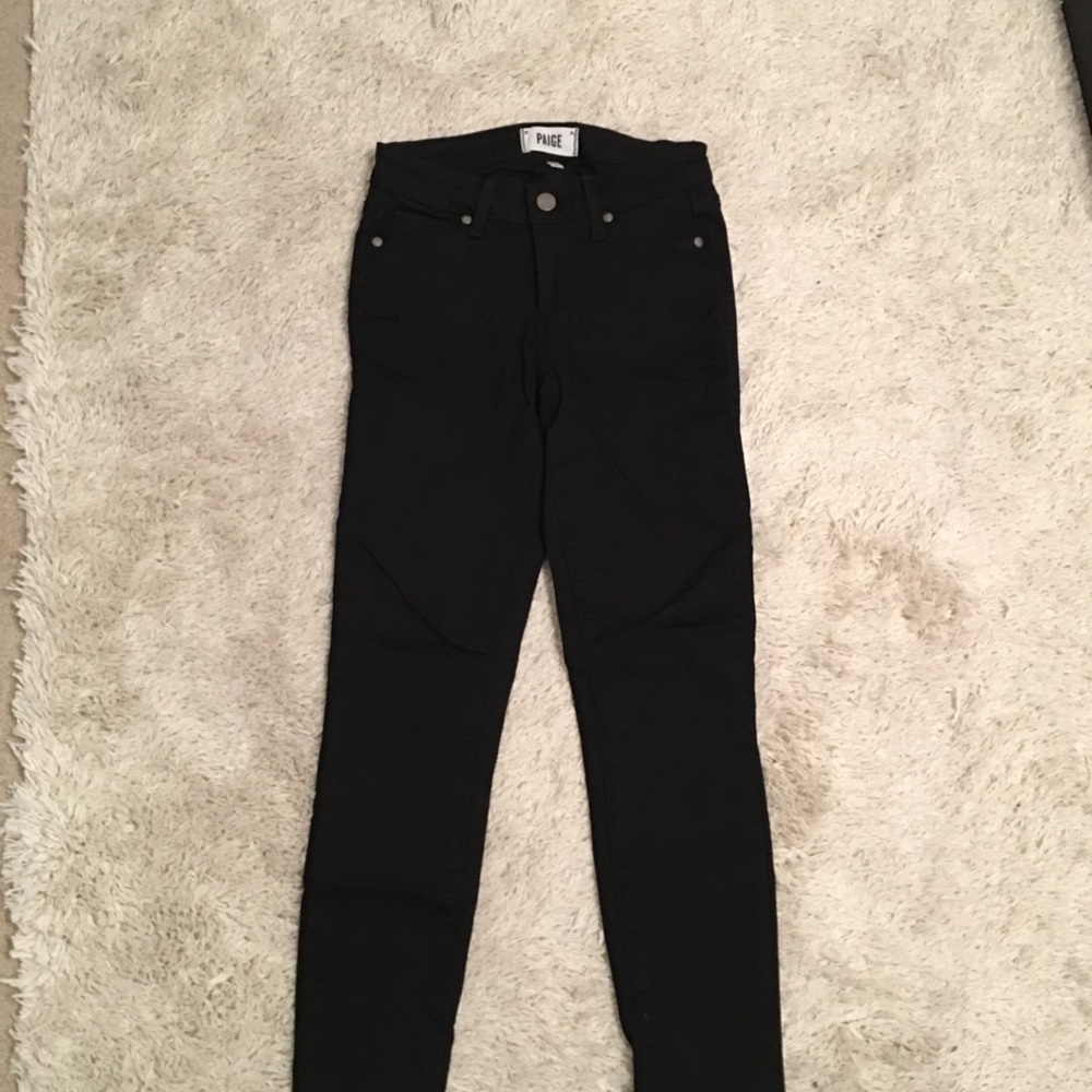 Paige black skinny jeans